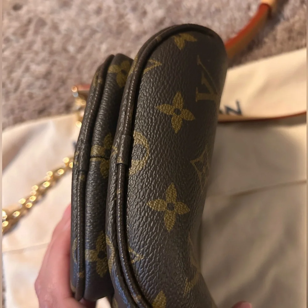 Louis Vuitton Brown Monogram Mini Bumbag with Gold Hardware